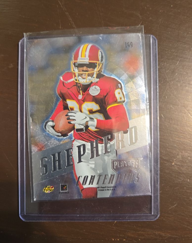 1997 Playoff Contenders #149 Shepherd — front