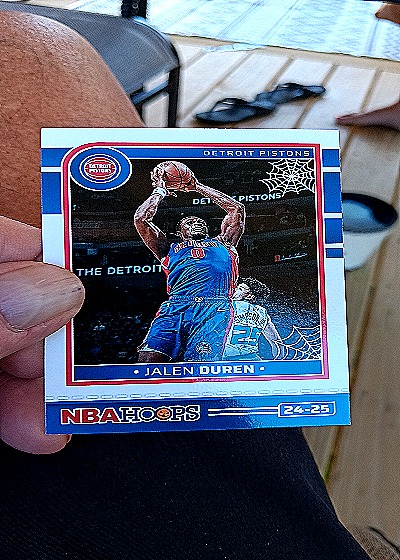 2024-25 Panini NBA Hoops Haunted Hoops #61 Jalen Duren — front