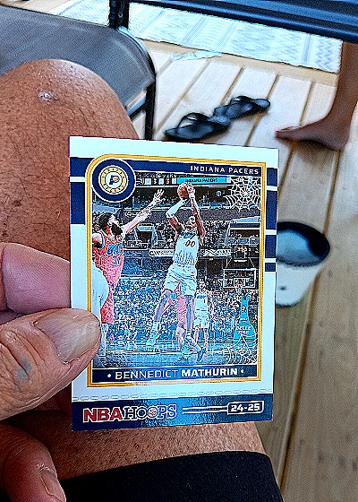 2024-25 Panini NBA Hoops #82 Bennedict Mathurin — front