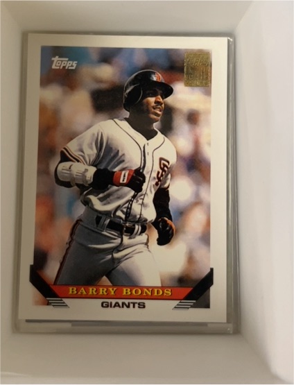 1993 Topps Traded #1T Barry Bonds — front