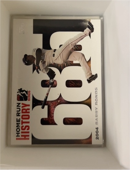 2004 Topps Barry Bonds Home Run History #690 Barry Bonds — front