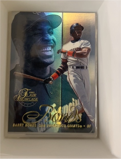 1997 Flair Showcase #25 Barry Bonds San Francisco Giants OF — front