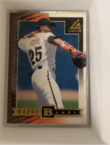 1998 Pinnacle Zenith #59 Barry Bonds — front