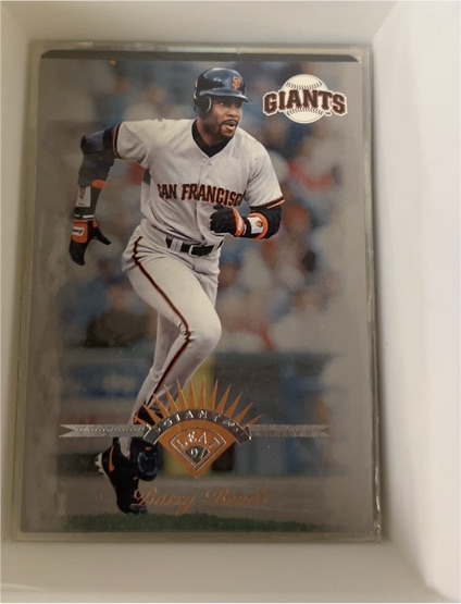 1997 Leaf #65 Barry Bonds — front