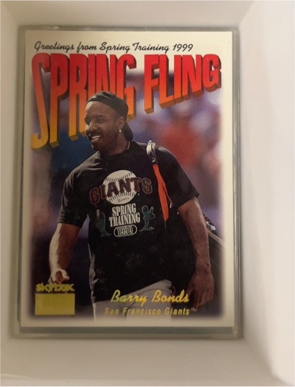 1999 SkyBox Premium #285 Barry Bonds Spring Fling — front