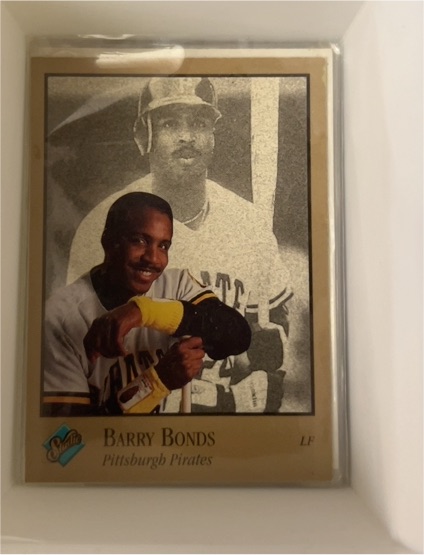 1992 Leaf Studio #82 Barry Bonds — front
