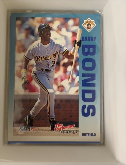 1992 Fleer The Performer Collection #23 Barry Bonds — front
