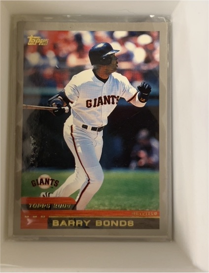 2000 Topps #250 Barry Bonds — front