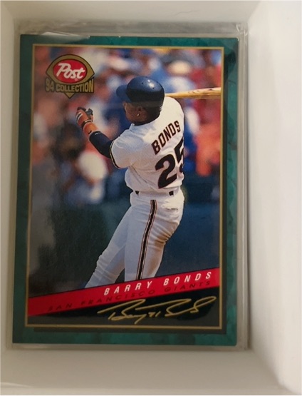 1994 Post Collection #11 Barry Bonds — front