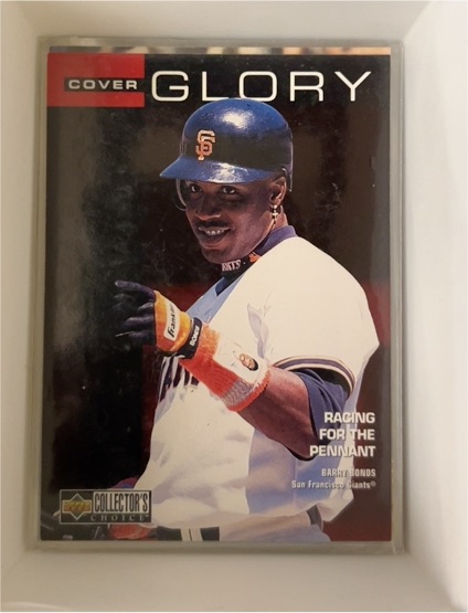 1998 Upper Deck Collector's Choice Cover Glory #11 Barry Bonds — front