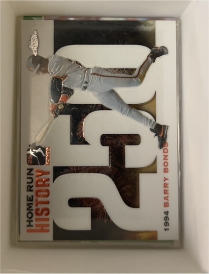 2005 Topps Chrome Home Run History #BB250 Barry Bonds — front