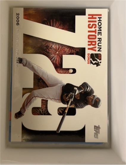2006 Topps Barry Bonds #BB728 Home Run History — front