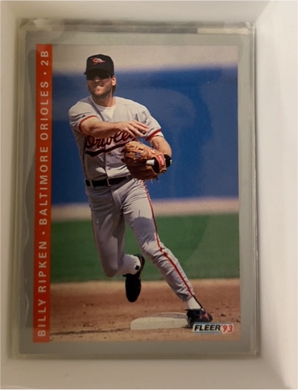 1993 Fleer #550 Billy Ripken — front