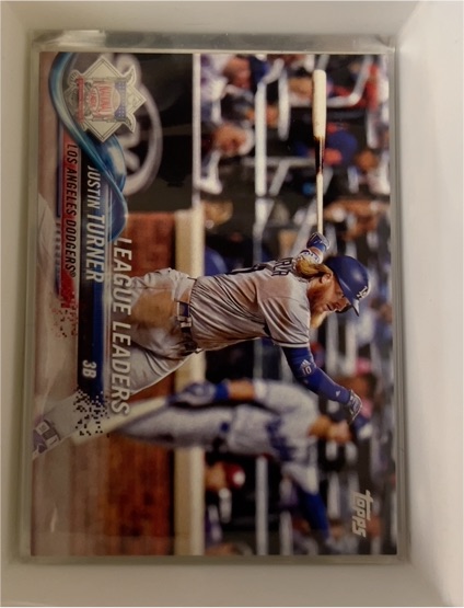 2018 Topps #108 Justin Turner — front