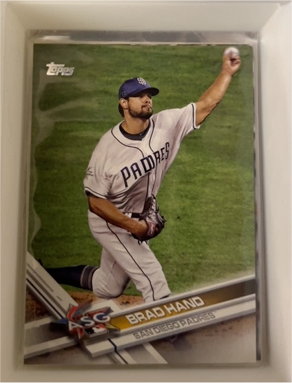 2017 Topps Update #US196 Brad Hand — front