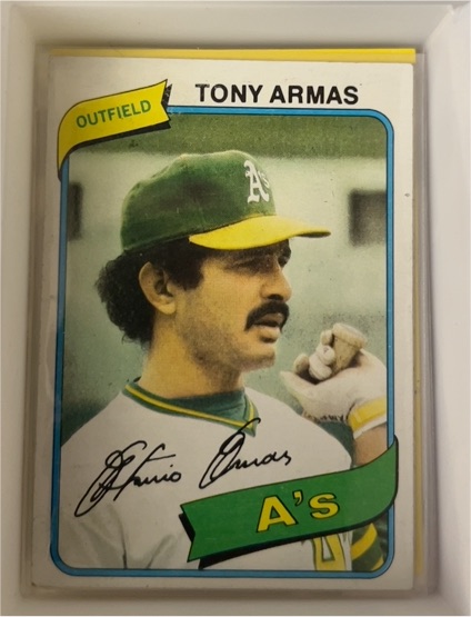 1980 Topps #391 Tony Armas — front