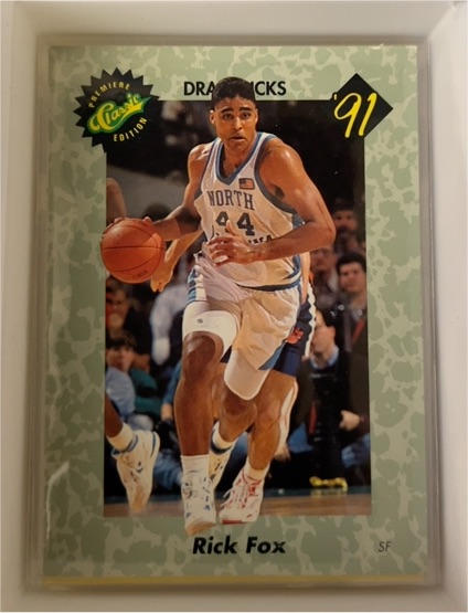 1991 Classic #16 Rick Fox — front