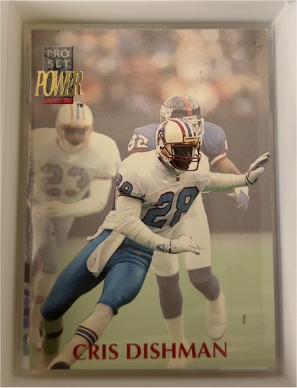 1992 Pro Set Power #128 Cris Dishman — front