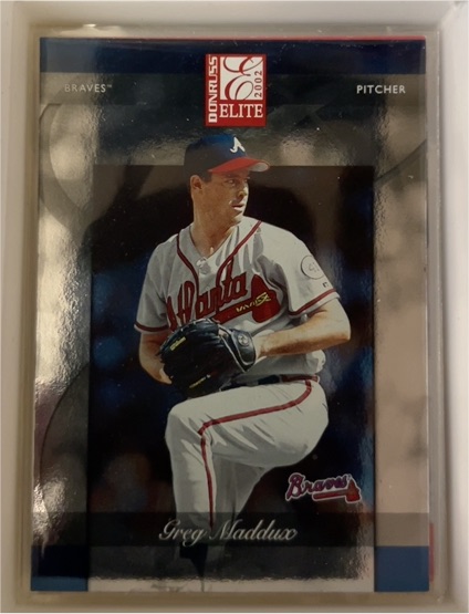 2002 Donruss Elite #5 Greg Maddux — front