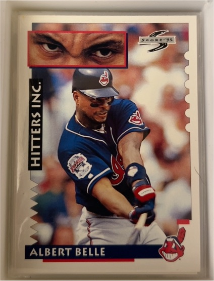 1995 Score #557 Albert Belle — front