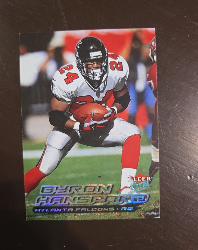 2000 Fleer Ultra #42 Byron Hanspard — front