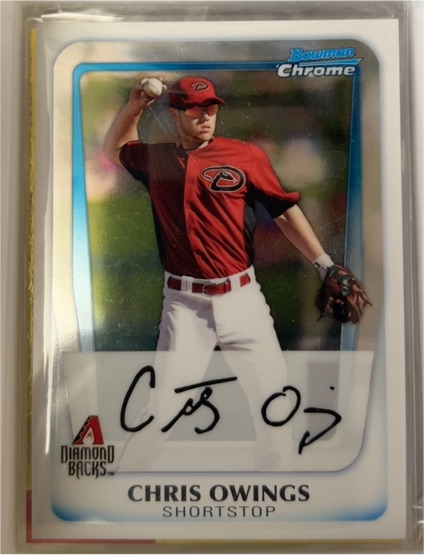 2011 Bowman Chrome Prospects #BCP202 Chris Owings — front