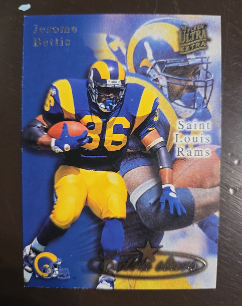 1995 Fleer Ultra Extra #518 Jerome Bettis — front