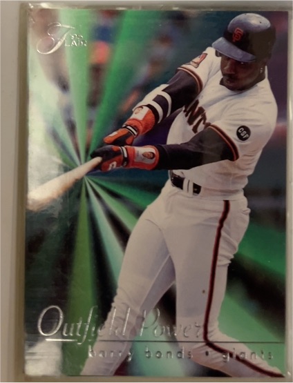 1995 Flair #3 Barry Bonds Outfield Power — front
