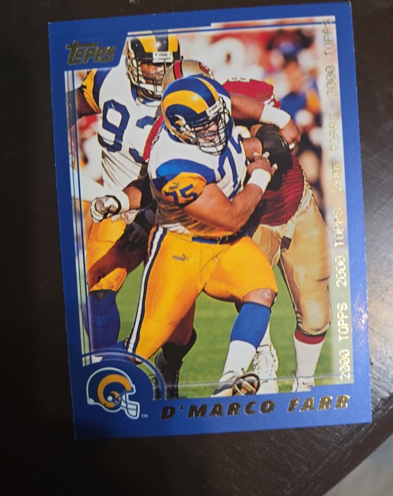 2000 Topps #338 D'Marco Farr — front