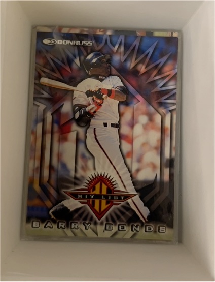 1998 Donruss Hit List #347 Barry Bonds — front