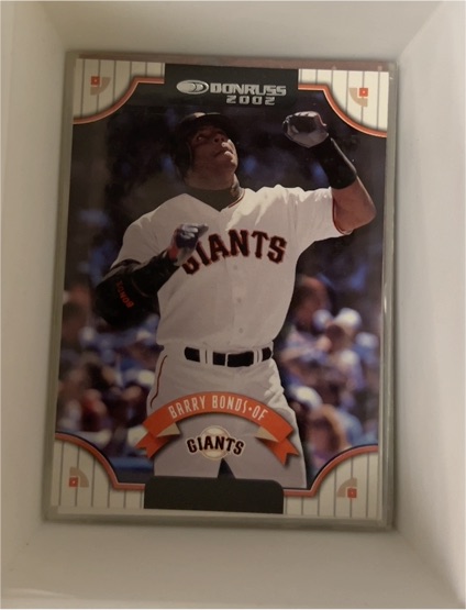 2002 Donruss #2 Barry Bonds San Francisco Giants — front