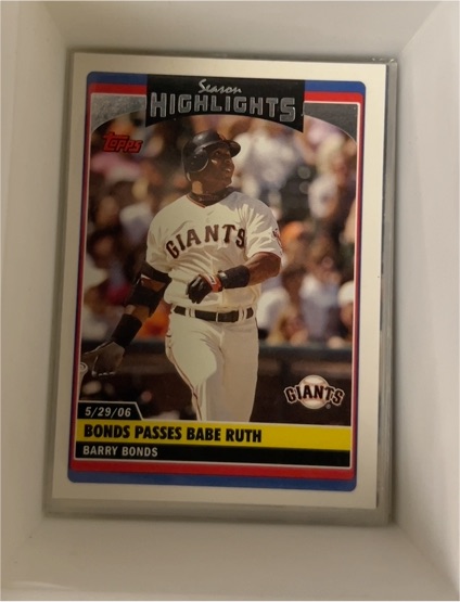 2006 Topps Update Highlights #UH176 Barry Bonds — front