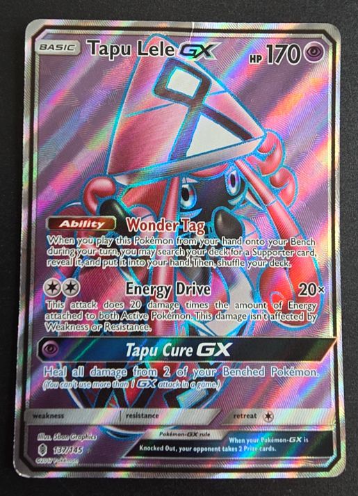 2017 Pokémon Sun & Moon Guardians Rising #137 Tapu Lele GX — front