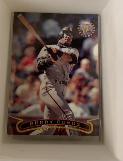 1996 Topps Stadium Club #402 Barry Bonds — front