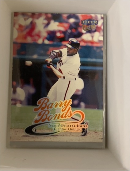 1999 Fleer Ultra #139 Barry Bonds — front
