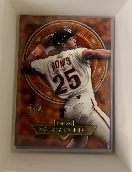 1997 Fleer Ultra Top 30 #22 Barry Bonds — front