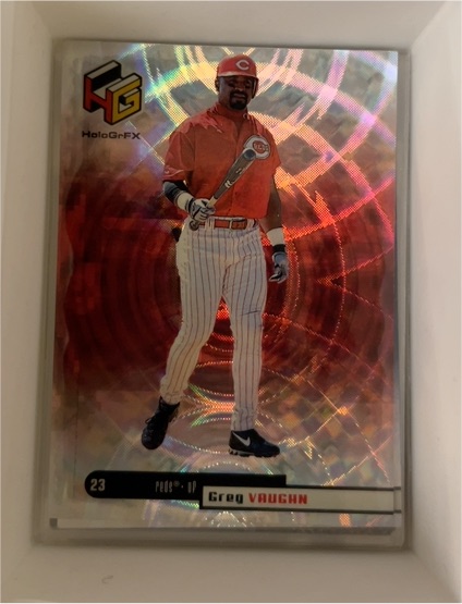 1999 Upper Deck HoloGrFX #16 Greg Vaughn — front