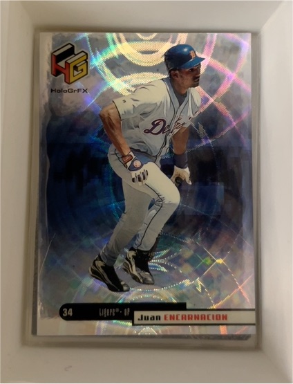1999 Upper Deck HoloGrFX #34 Juan Encarnacion — front