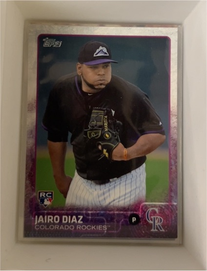 2015 Topps #668 Jairo Diaz — front