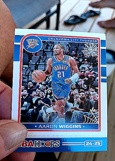 2024-25 Panini Haunted Hoops #168 Aaron Wiggins — front