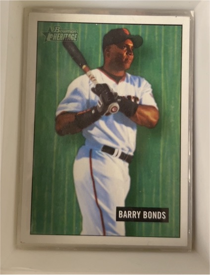 2005 Bowman Heritage #37 Barry Bonds — front