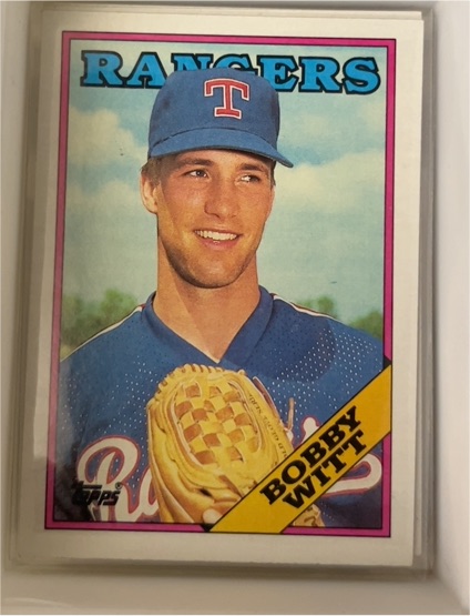 1988 Topps #747 Bobby Witt — front