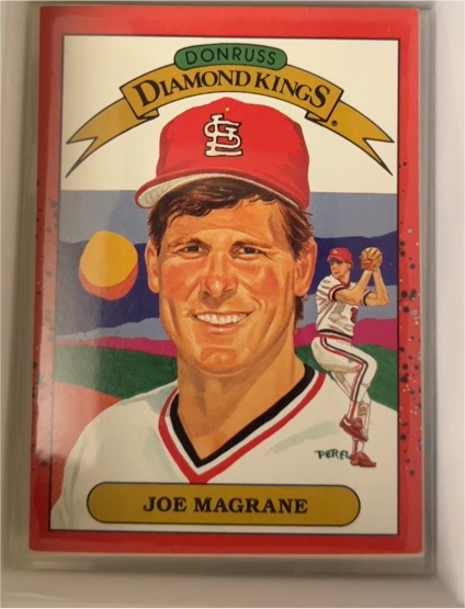 1990 Donruss Diamond Kings #13 Joe Magrane — front