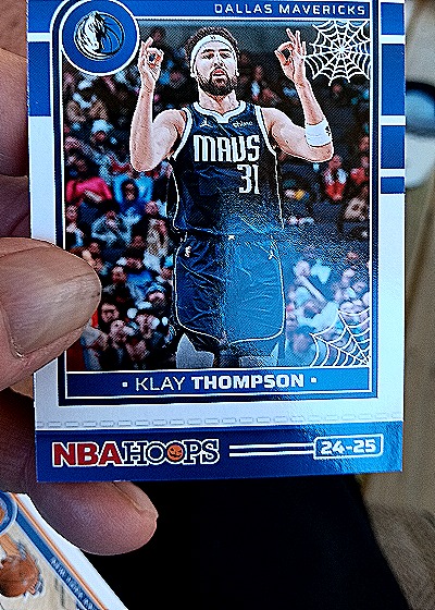 2024-25 Panini NBA Hoops Haunted Hoops #85 Klay Thompson — front