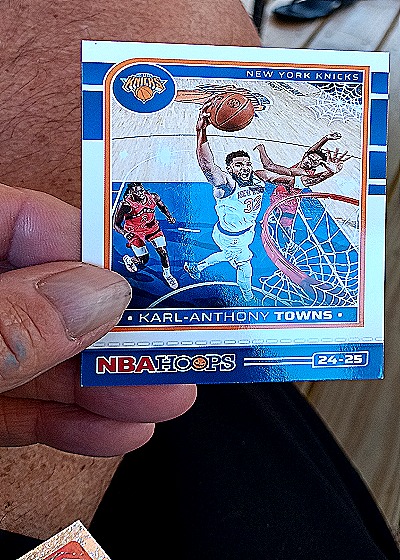 2024-25 Panini NBA Hoops Haunted Hoops #230 Karl-Anthony Towns — front