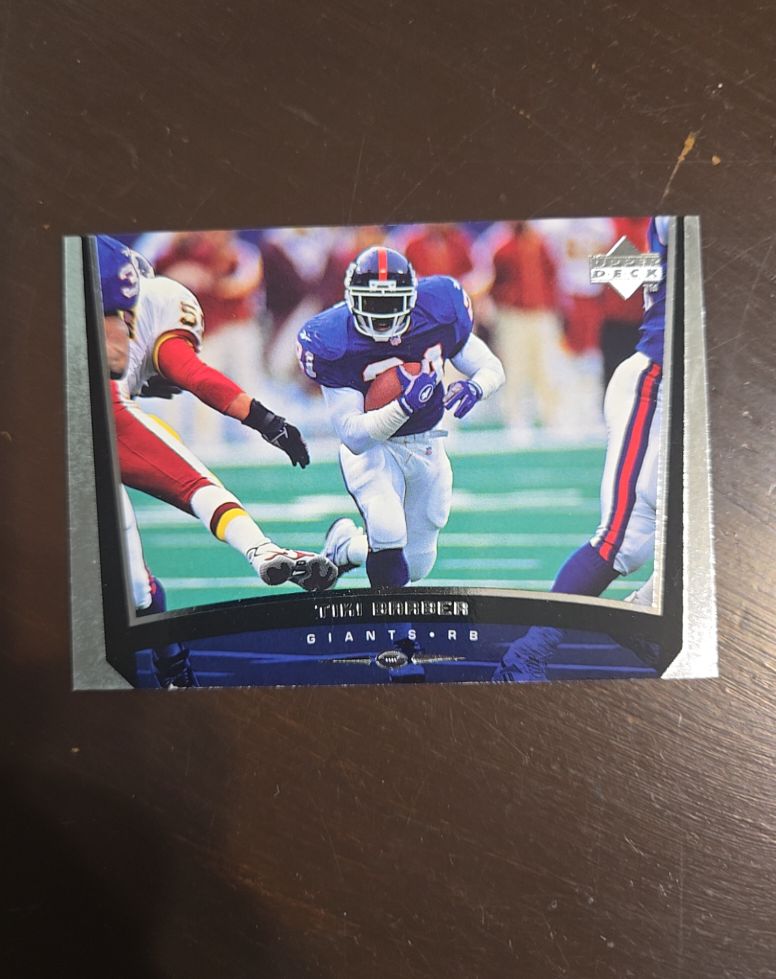 1998 Upper Deck #169 Tiki Barber — front