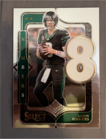 2024 Panini Select #16 Aaron Rodgers Select Numbers — front