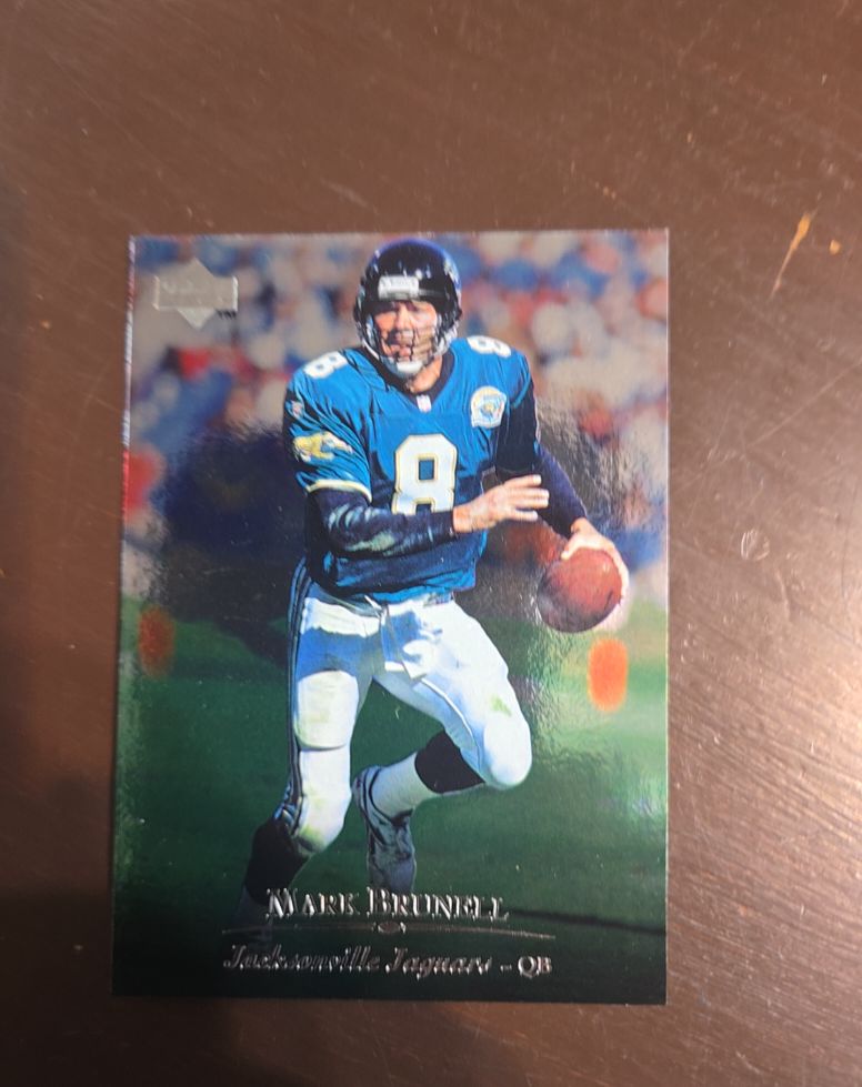 1995 Upper Deck Mark Brunell Jacksonville Jaguars # — front