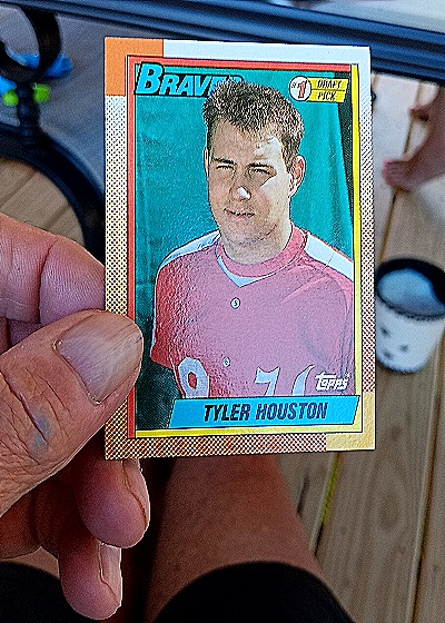 1990 Topps #564 Tyler Houston — front