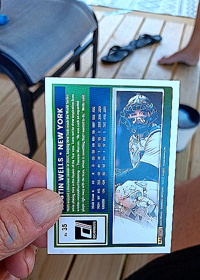 2025 Donruss #35 Austin Wells — back